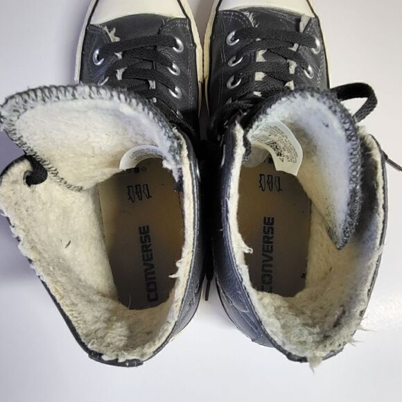 Converse Men's Leather Sneakers - Picture 10 of 11